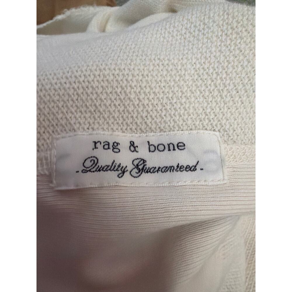 rag & bone Size Large Men's Cream Pullover Shirt Casual - Picture 4 of 7